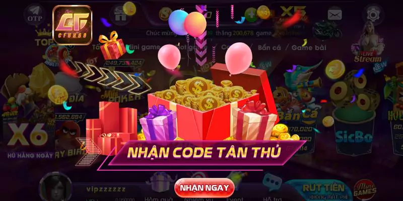 Các hình thức nhận và sử dụng code cổng game